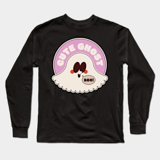 Cute Ghost Long Sleeve T-Shirt